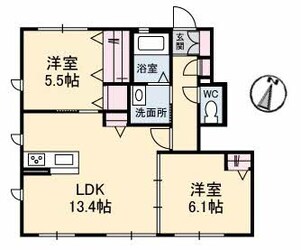 シャーメゾン・まゆⅡの物件間取画像